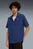 Мужская темно-синяя рубашка Essentials Elevated Shirt Men