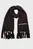 Женский черный шерстяной шарф K ESSENTIAL KNIT SCARF