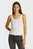 Женская белая майка TJW SLIM BUTTON TANK