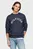 Мужской темно-синий свитшот HILFIGER ARCHED HTR