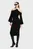 Женское черное платье COLD SHOULDER KNIT DRESS