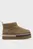 Женские оливковые замшевые угги SUEDE