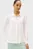 Женская белая блуза SOFT VISCOSE REGULAR LS