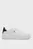 Женские белые кожаные сникерсы FLATFORM LACE UP