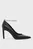Жіночі чорні шкіряні човники STILETTO