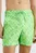 Мужские салатовые плавательные шорты с узором SF MEDIUM DRAWSTRING PRINT