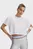 Женская белая футболка Tech Branded Crop SS