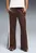 Женские коричневые спортивные брюки T7 Flared Pants Women