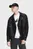 Мужская черная косуха KLJ REGULAR FAUX LEATHER JKT