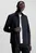 Мужская черная рубашка STRETCH POPLIN SLIM