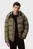 Чоловічий оливковий пуховик QUILTED DETACHABLE