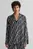 Жіноча темно-синя блуза з візерунком RELAXED CHAIN PRINT PYJAMA