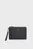 Мужская черная кожаная борсетта TH SAFFIANO POUCH