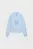 Женская голубая спортивная кофта Premium Essentials Oversized Graphic Polo Crew Sweatshirt Women