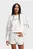 Женский белый свитшот relaxed crop piping