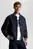 Мужской синий двусторонний бомбер REVERSIBLE JACQUARD BOMBER
