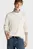 Чоловічий білий джемпер HERRINGBONE STRUCTURE