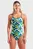 Женский купальник с узором TEXTURE SWIMSUIT TIE BACK