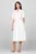 Жіноча біла лляна сукня LINEN SS MIDI SHIRT DRESS