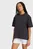 Жіноча чорна футболка Essentials Linear Oversized