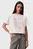 Жіноча біла футболка CROPPED BOXY GRAPHIC