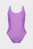 Жіночий фіолетовий купальник TEAM STRIPE SWIMSUIT U BACK