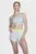Женский белый топ с узором KINVARA BRA TOP