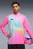 Чоловічий рожевий лонгслів із візерунком Individual Lightspeed Ultimate Quarter-Zip Football Top Men
