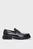 Мужские черные кожаные лоферы MOCASSIN LTH HF