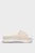 Женские бежевые слайдеры FLATFORM SLIDE EVA