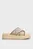 Женские бежевые слайдеры с узором TH MONO RAFIA FLATFORM