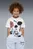Дитяча біла футболка Sporty Cats Relaxed Graphic Tee Kids