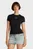 Женская черная футболка TJW SLIM ESSENTIAL LOGO 2 TEE