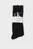 Чоловічі чорні гольфи (2 пари) CKJ MEN SOCK 2P MONOGRAM