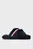 Жіночі темно-сині капці FUR CROSS STRAP HOME SLIPPER