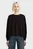 Женский черный лонгслив A line oversized