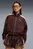 Женская коричневая спортивная кофта с узором T7 Track Jacket Women