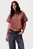 Жіноча коричнева футболка CROPPED BOXY GRAPHIC