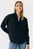 Жіноча чорна лляна сорочка long sleeve