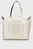 Женская белая кожаная сумка K CIRCLE LG TOTE PERFORATED