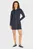 Жіноча темно-синя вельветова сукня TJW SLIM LS WASHED CORD