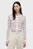 Жіночий білий кардиган у смужку ESSENTIAL CREW NECK CARDIGAN