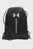 Черный рюкзак UA Hustle Sackpack