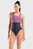 Жіночий темно-сірий купальник SOLID SWIMSUIT RACER BACK