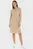 Женское бежевое платье FLUID VISCOSE CREPE KNEE DRESS