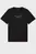 Чоловіча чорна футболка Run Slogan Graphic Running Tee Men