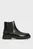 Мужские черные кожаные челси HILFIGER ABRASIV WARM LTH CHELS