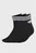 Чорні шкарпетки (3 пари) 3-Stripes Ankle Socks