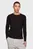 Мужской черный лонгслив STRETCH SLIM FIT LONG SLEEVE TEE