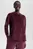 Женское бордовое велюровое худи LONG HOODIE VELOUR